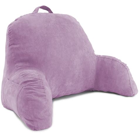 purple backrest pillow